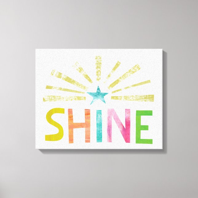 Magic Shine Canvas Print (Front)