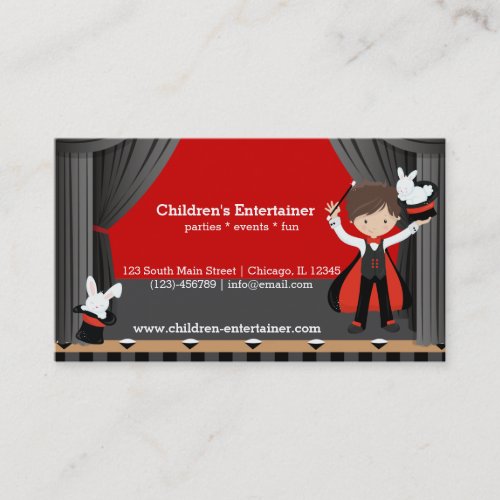 Magic Show Business Card