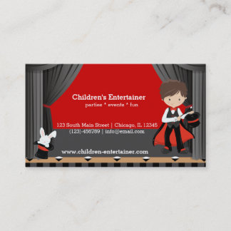 Magic Show Business Card