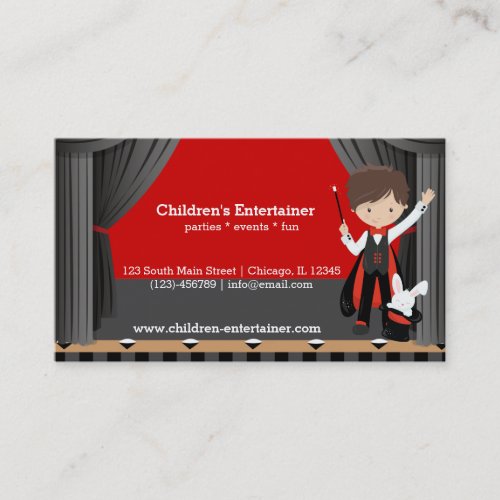 Magic Show Business Card