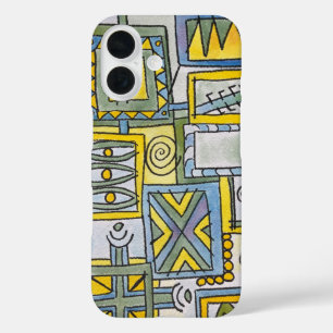 Magic Show-Hand Painted Modern Geometric Art iPhone 16 Case