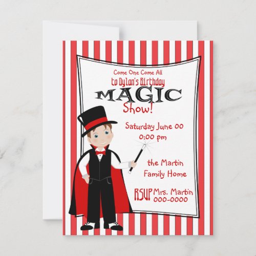 Magic Show Invitation