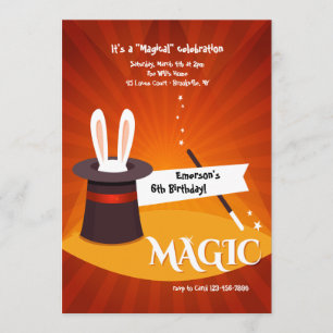 Magic Show Invitation