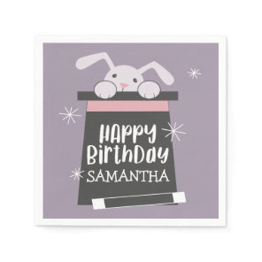 Magic Show Kids Birthday Party Napkins