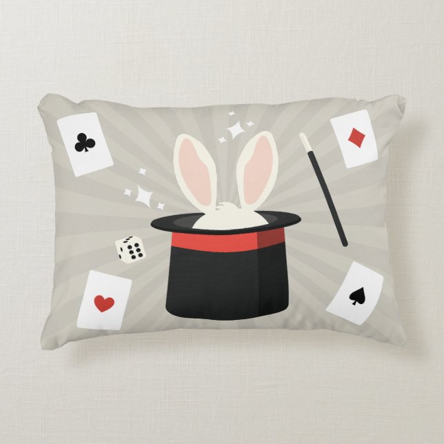 Magic Show Magician Kids  Accent Pillow (Front)