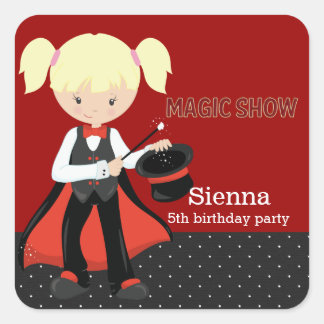 Magic Show Square Sticker