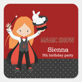 Magic Show Square Sticker