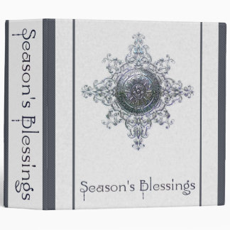 Magic Snowflake 3 Ring Binder