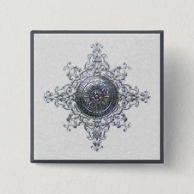 Magic Snowflake Button (Front)