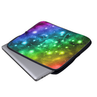 Magic Sparkle Space Rainbow Laptop Sleeve