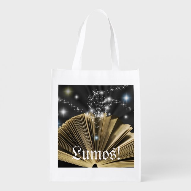 Magic Spell Book Bag Tote (Back)