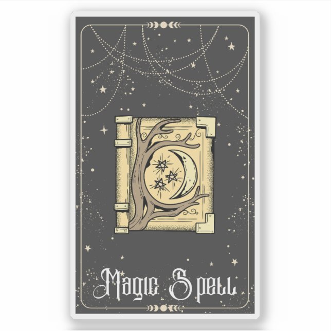 Magic Spell Tarot Sticker (Front)