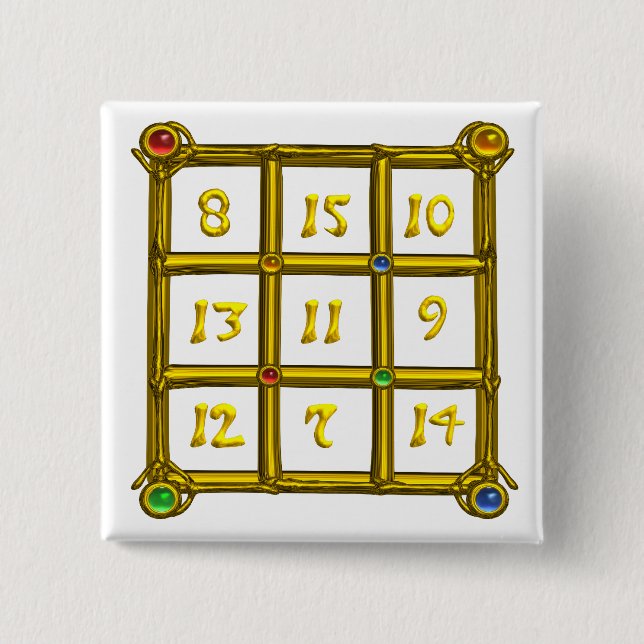 MAGIC SQUARE 33 BUTTON (Front)