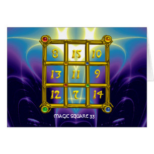 MAGIC SQUARE 33 CARDS