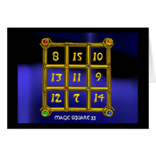 MAGIC SQUARE 33 CARDS