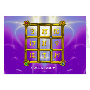 MAGIC SQUARE 33 CARDS