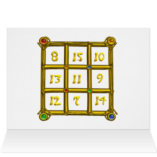 MAGIC SQUARE 33 CARDS (Inside Horizontal (Top))