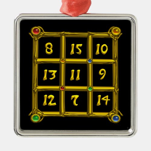 MAGIC SQUARE 33 METAL ORNAMENT