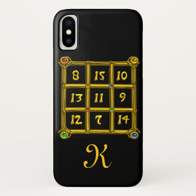 MAGIC SQUARE 33 MONOGRAM Black Case-Mate iPhone Case (Back)