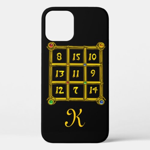 MAGIC SQUARE 33 MONOGRAM Black iPhone 12 Case