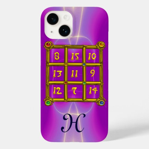 MAGIC SQUARE 33 MONOGRAM Pink Fuchsia Purple Case_Mate iPhone 14 Case