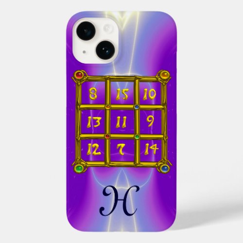 MAGIC SQUARE 33 MONOGRAM Pink Lilac Purple Case_Mate iPhone 14 Case