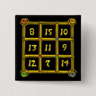 MAGIC SQUARE 33 PINBACK BUTTON