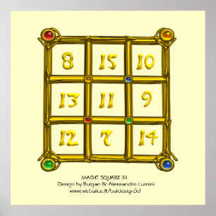 MAGIC SQUARE 33 POSTER