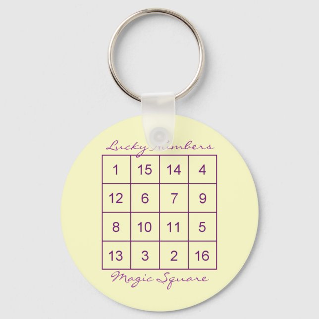 Magic Square Keychain (Front)