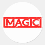 Magic Stamp Classic Round Sticker