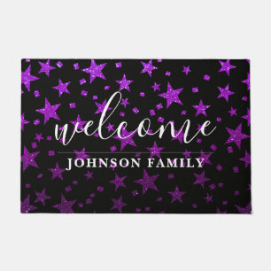 Magic Star Galaxy Glitter Teacher Classroom School Doormat
