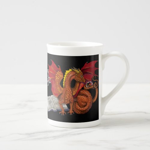 Magic Studies Dragon Bone China Mug