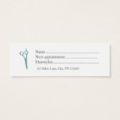 Magic Teal Blue Hair Salon Scissor Makeup Artist (Back)