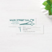 Magic Teal Blue Hair Salon Scissor Makeup Artist (Desk)
