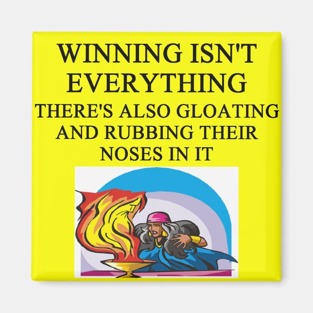 magic the gather and fantasy game joke magnet (Front)