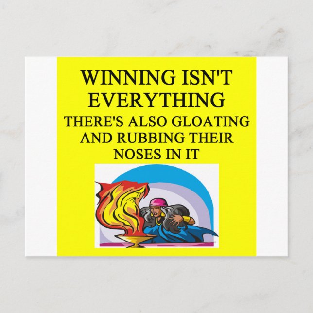 magic the gather and fantasy game joke postcard (Front)