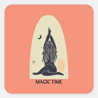 Magic Time Sticker(s) Square Sticker