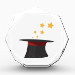 Magic Top Hat Acrylic Award<br><div class="desc">If your little ones love to dazzle you with their miraculous magic skills,  this design is perfect on birthday party decorating ideas!</div>