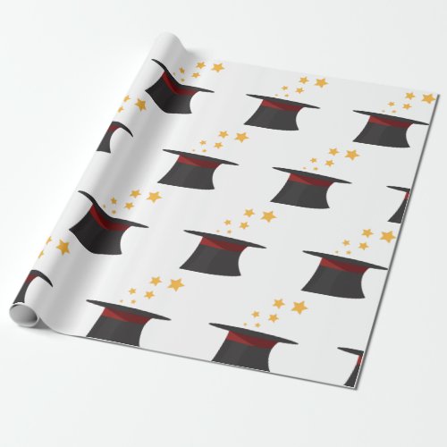 Magic Top Hat Wrapping Paper