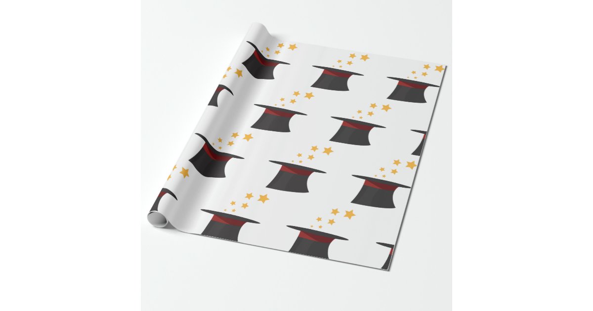 Magic Top Hat Wrapping Paper