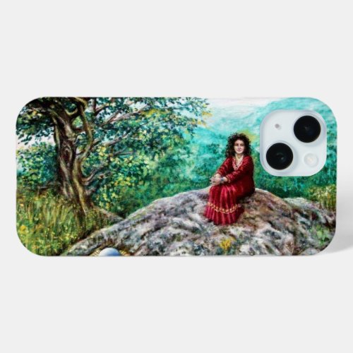 MAGIC TREE  Dawn In the Wood and Lady in Red iPhone 15 Case