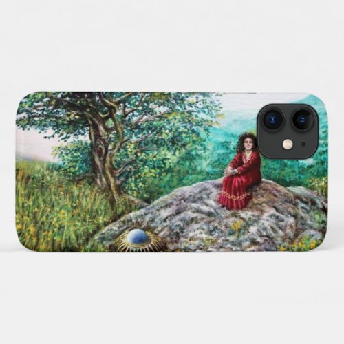 MAGIC TREE  Dawn In the Wood and Lady in Red iPhone 11 Case