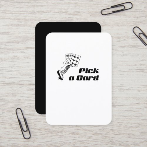 Magic Trick Pick A Card Slight of Hand