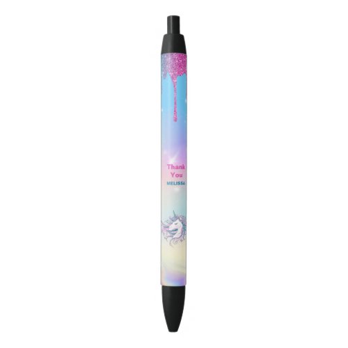 Magic unicorn Glitter drip Ink Pen 