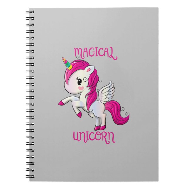  Magic Unicorn Lover Fan Club     Notebook (Front)