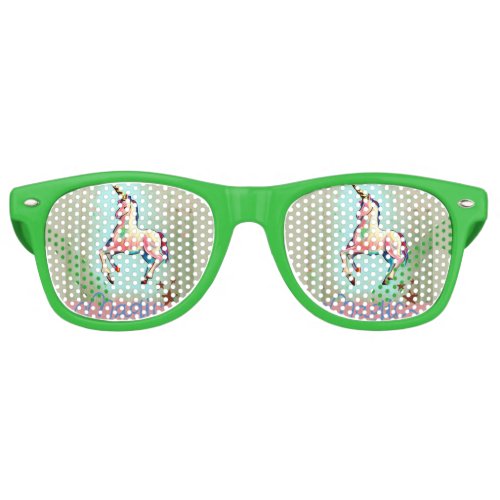 Magic unicorn   pet ID tag Retro Sunglasses