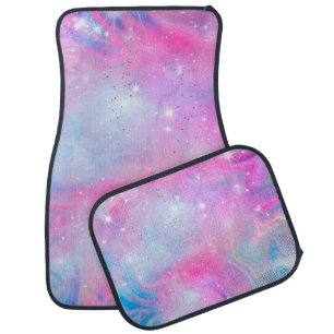 Magic Unicorn Pink Blue Car Floor Mat