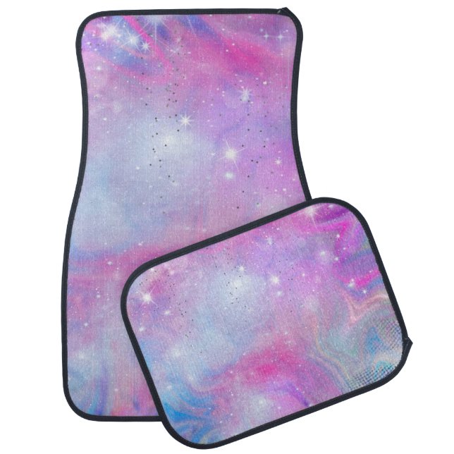 Magic Unicorn Pink Blue Car Floor Mat (Set)