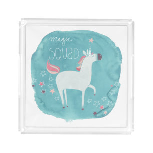 Magic Unicorn Squad Acrylic Tray