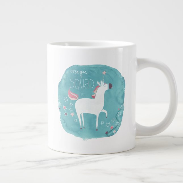 Magic Unicorn Squad Giant Coffee Mug (Right)